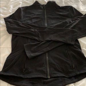 Sz 12 lululemon black zip jacket like new